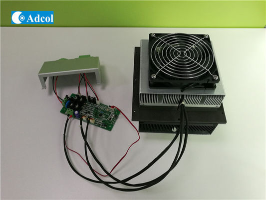 Kompaktowy klimatyzator termoelektryczny o mocy 100W z kontrolerem i pokrywą